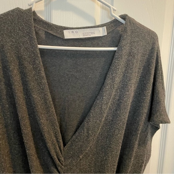 IRO Paris Abandon Dress in Anthracite XS - Picture 6 of 11
